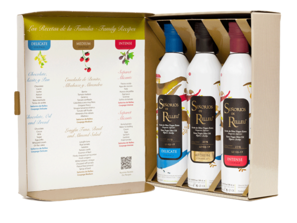 Aceite de Oliva Virgen Extra – Estuche La Familia (x3 botellas 500 ml)