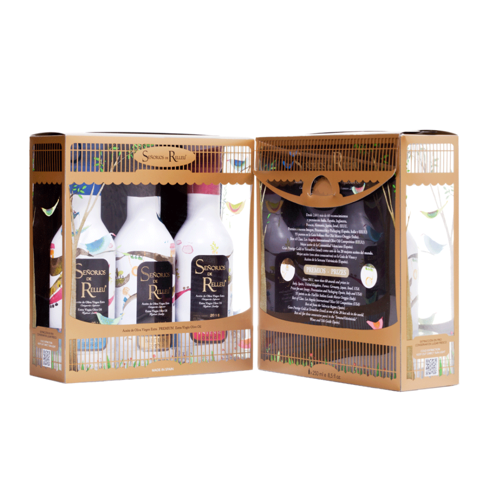 Aceite de Oliva Virgen Extra – Estuche La Pergola Premios (x3 botellas 250 ml)