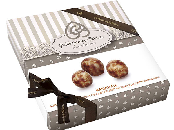 BOMBONES MARMOLATE CON TURRÓN DE JIJONA CHOCOLATE VINTAGE120 G