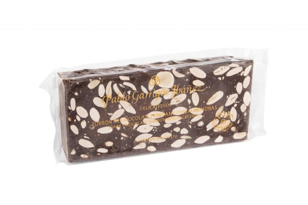 TURRÓN DE CHOCOLATE FONDANT CON ALMENDRAS DELICATESSEN RILSAN 300 G