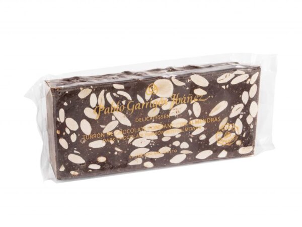 TURRÓN DE CHOCOLATE FONDANT CON ALMENDRAS DELICATESSEN RILSAN 300 G