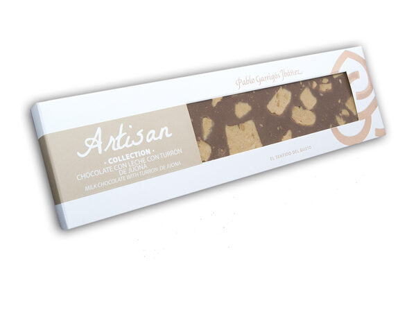 CHOCOLATE CON LECHE Y TURRÓN DE JIJONA ARTISAN COLLECTION 220G.