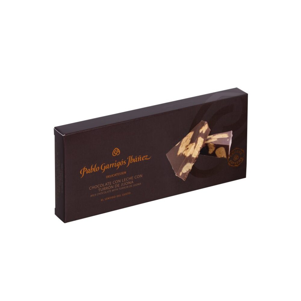 CHOCOLATE CON LECHE CON TURRÓN DE JIJONA DELICATESSEN 200 G