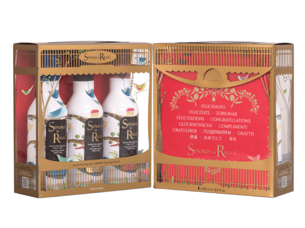 Aceite de Oliva Virgen Extra – Estuche La Pergola Felicidades (x3 botellas 250 ml)