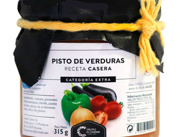 Pisto de Verduras 315gr