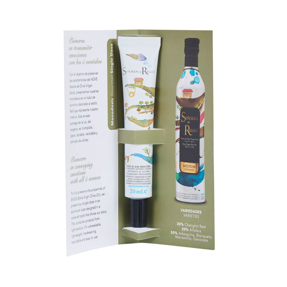 Aceite de Oliva Virgen Extra Medium Coupage Monodosis 20 ml - Imagen 2