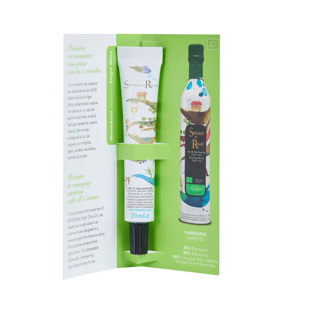 Aceite de Oliva Virgen Extra Organic Coupage Monodosis 20 ml - Imagen 3