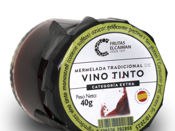 Mermelada de Vino Tinto Español 40gr