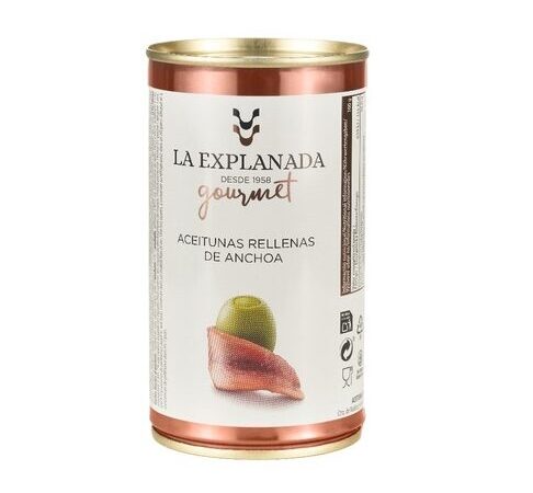 Aceitunas Rellenas de Anchoa - 700gr