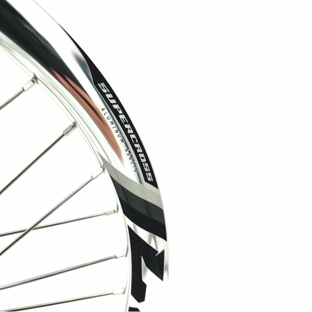 Rueda Completa Aluminio 20 x 1,75 LEGION SUPERCROSS – Color Plata - Imagen 4