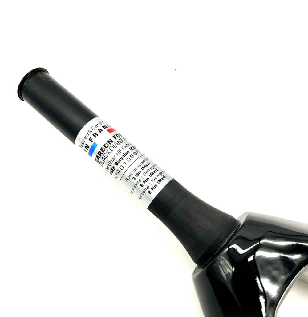Horquilla de carbono “BLACKDIAMOND” NEGRO - Imagen 3