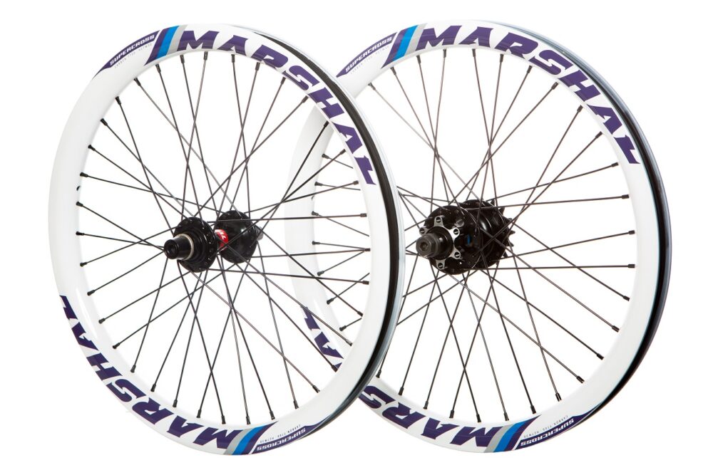 Juego de ruedas 20 x 1.75 MARSHAL CARBONO T700 SUPERCROSS WHITE (para frenos de disco – sin cinta de freno)