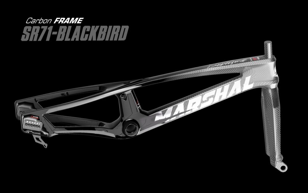 Cuadro + Horquilla MARSHALL "SR71-BLACKBIRD" | Color Negro/Gris - Imagen 2